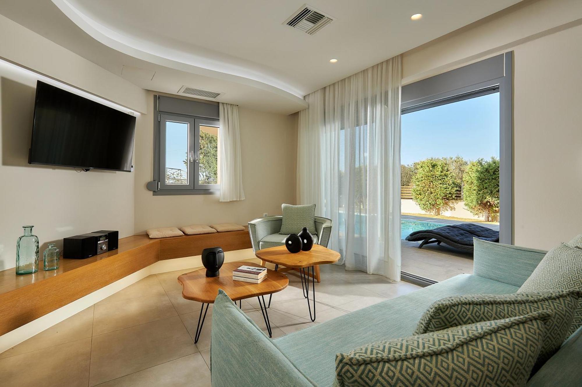 Villa Santa Barbara Hersonisos 헐소니소스 외부 사진