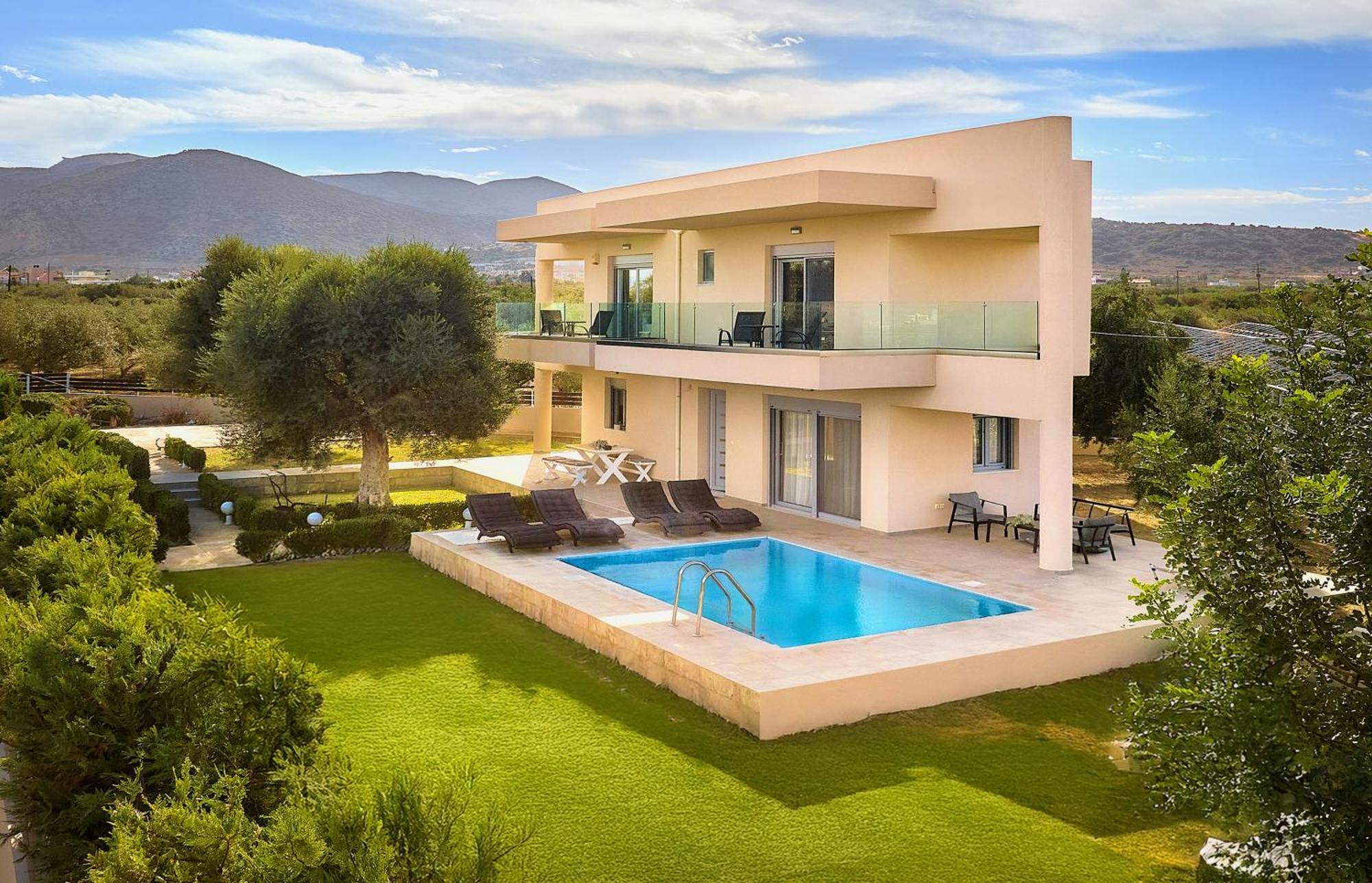 Villa Santa Barbara Hersonisos 헐소니소스 외부 사진