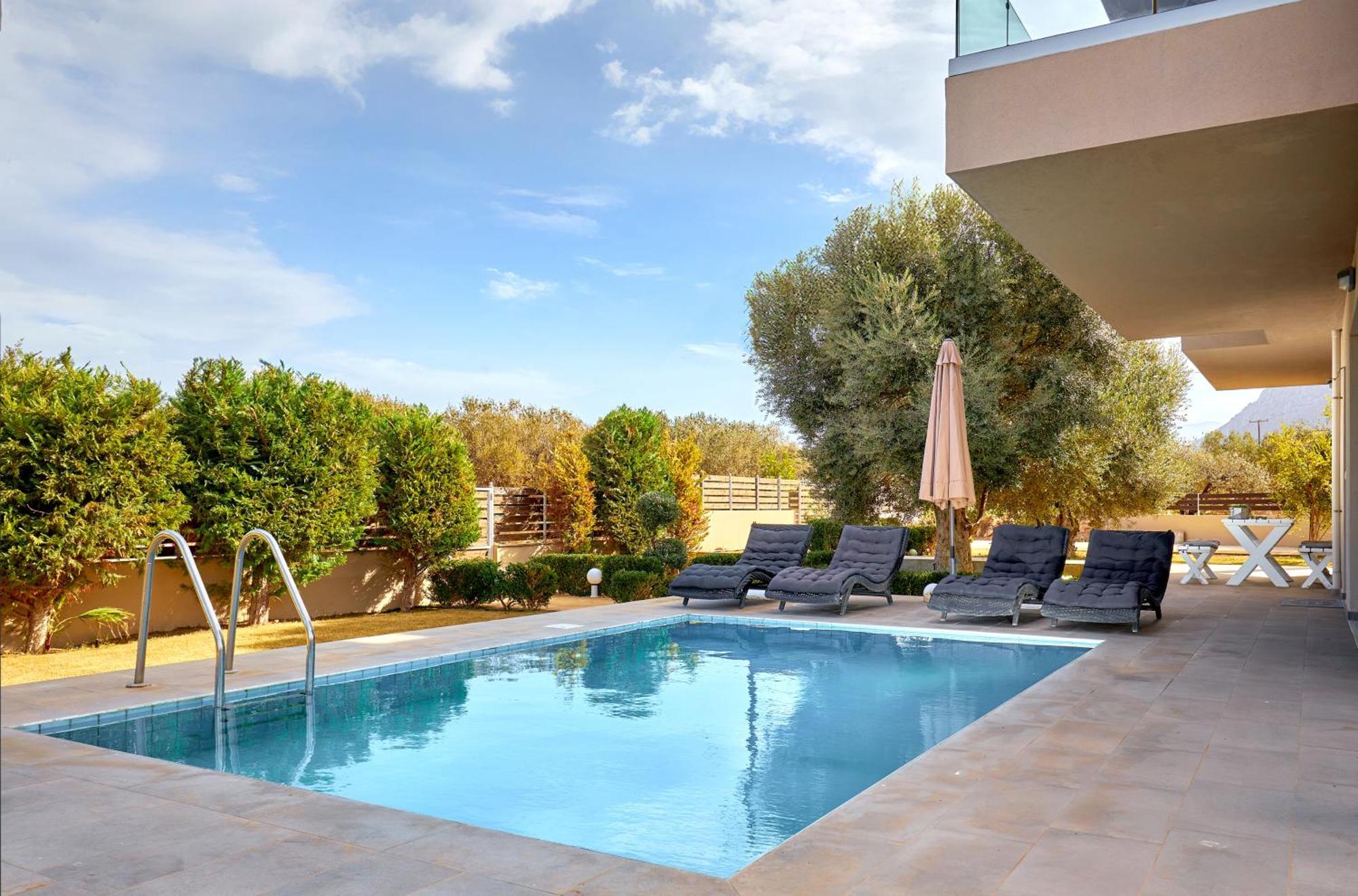 Villa Santa Barbara Hersonisos 헐소니소스 외부 사진