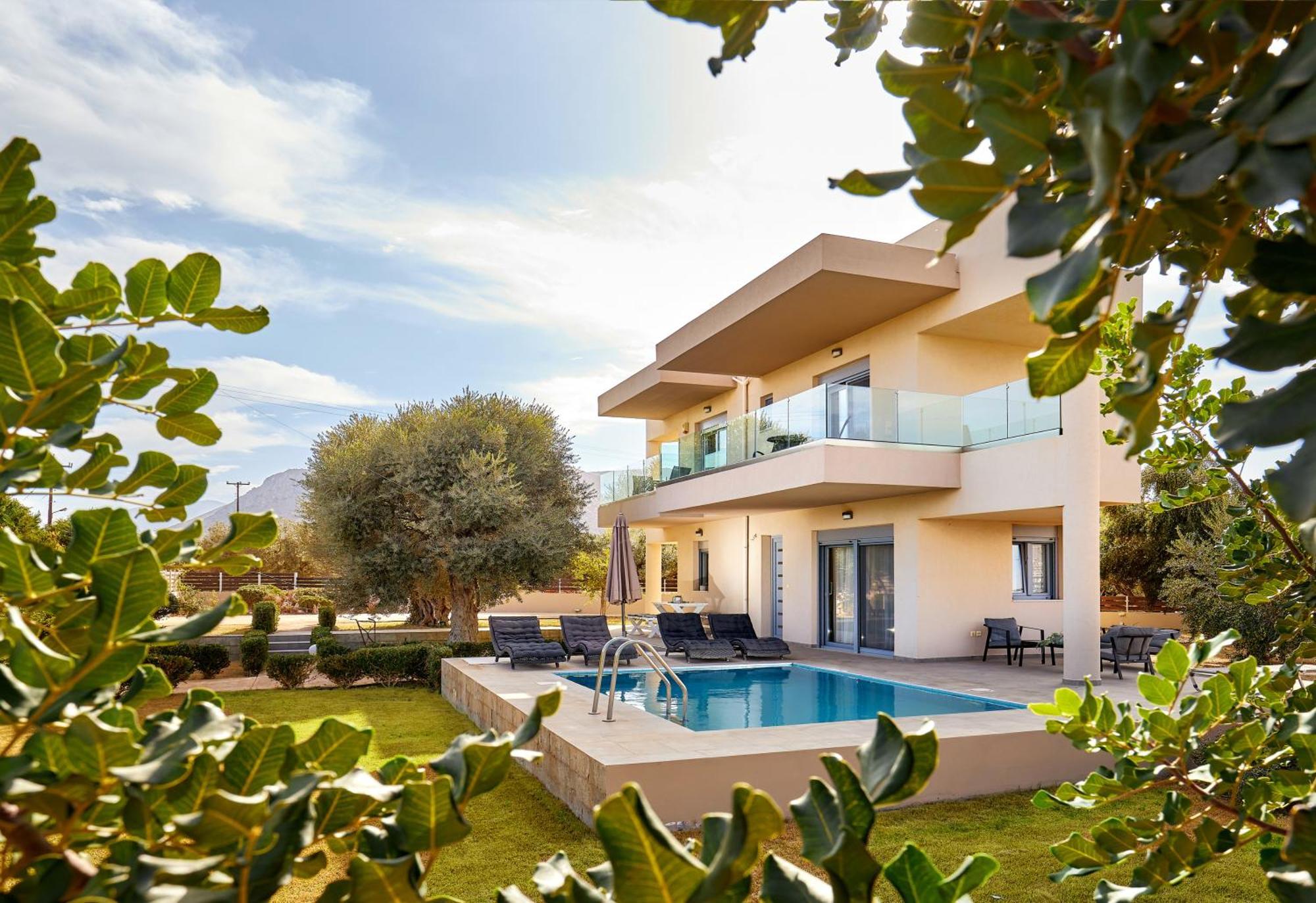 Villa Santa Barbara Hersonisos 헐소니소스 외부 사진